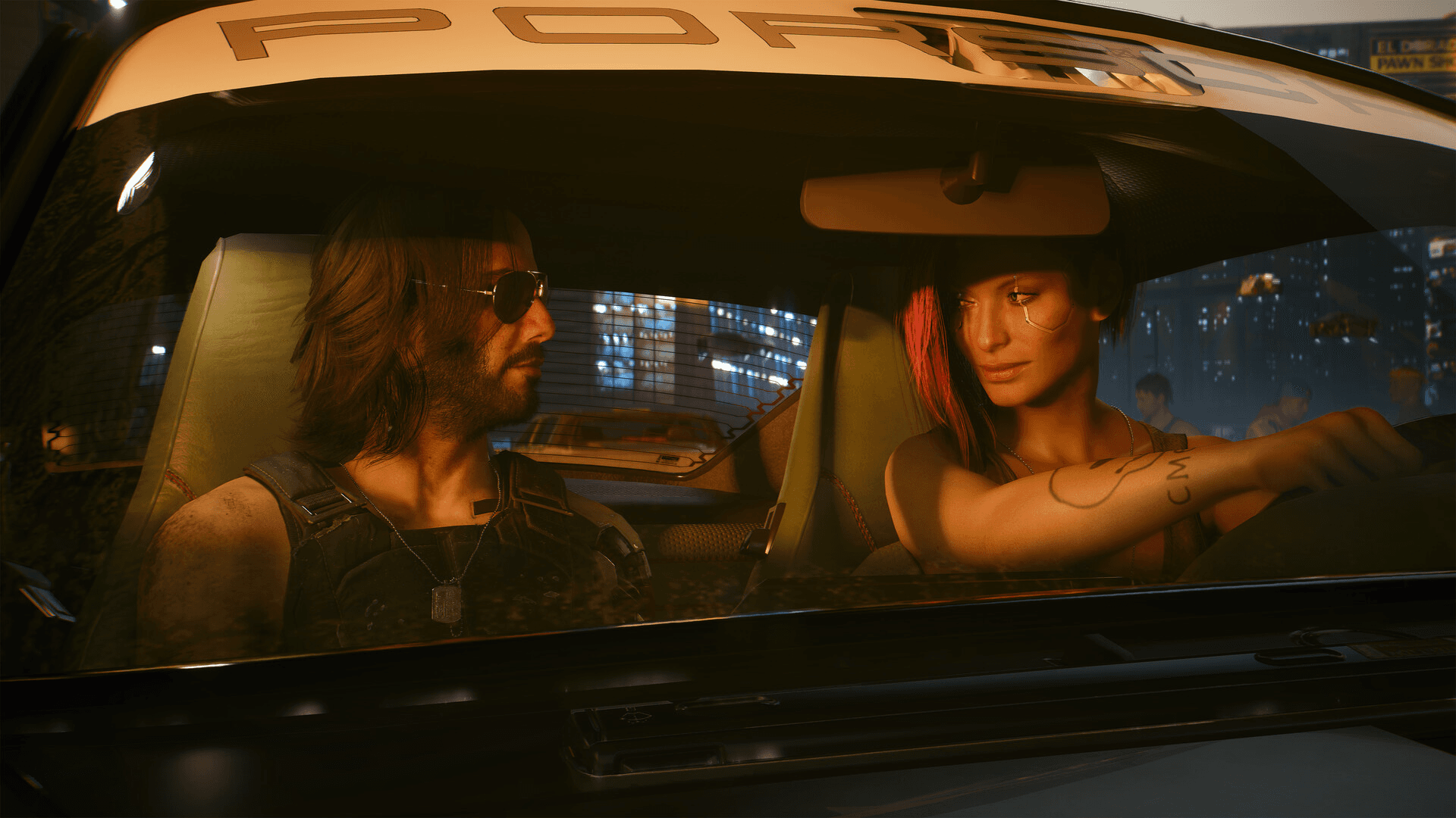 Официальный игровой кадр Cyberpunk 2077